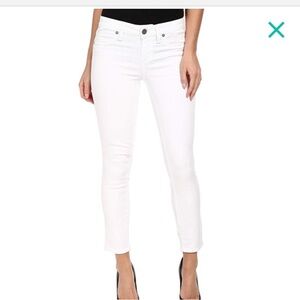 PAIGE Women's White Verdugo Crop Skinny Jeans